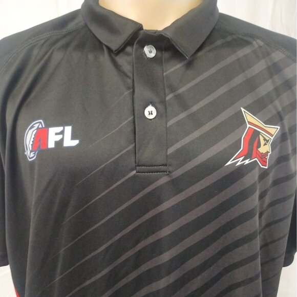 Phenom Elite Men's Black AFL Team/Polo Shirt Size L SKU 3435 - Picture 3 of 7